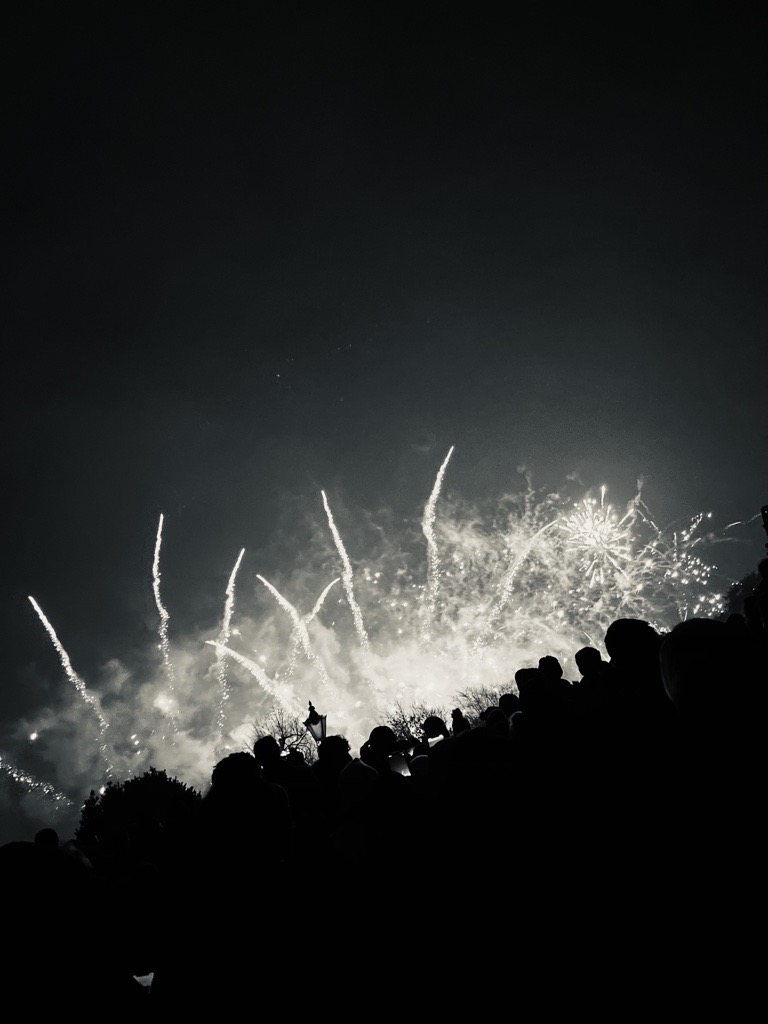 Fireworks Dark Sky